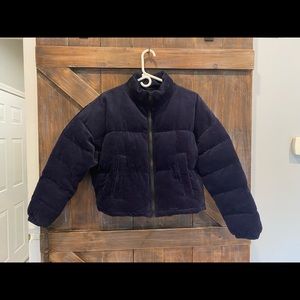 Kendall + Kylie Corduroy Puffer Jacket